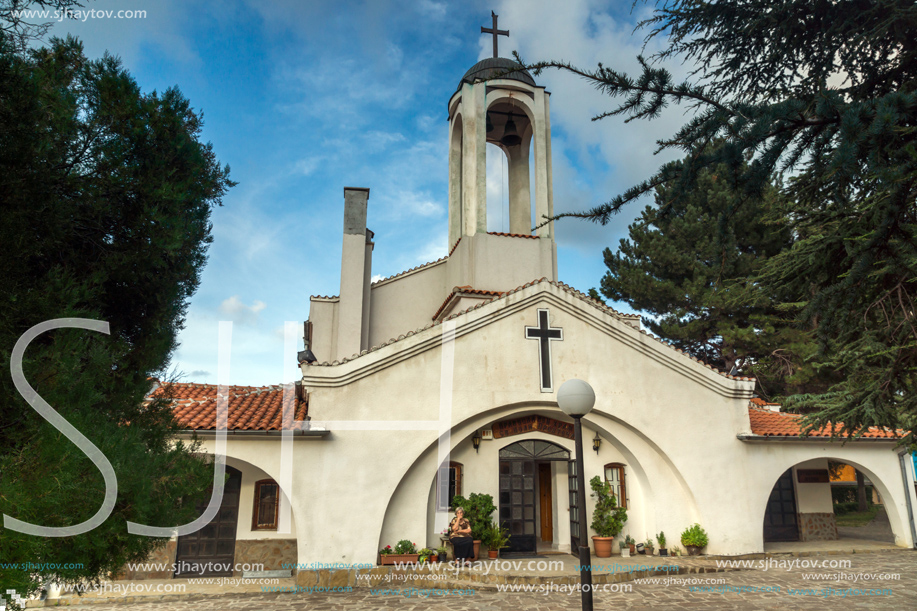 OBZOR, BULGARIA - JULY 29, 2014: Orthodox Church of St. John the Forerunner in resort of Obzor, Burgas region, Bulgaria