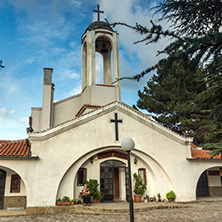 OBZOR, BULGARIA - JULY 29, 2014: Orthodox Church of St. John the Forerunner in resort of Obzor, Burgas region, Bulgaria