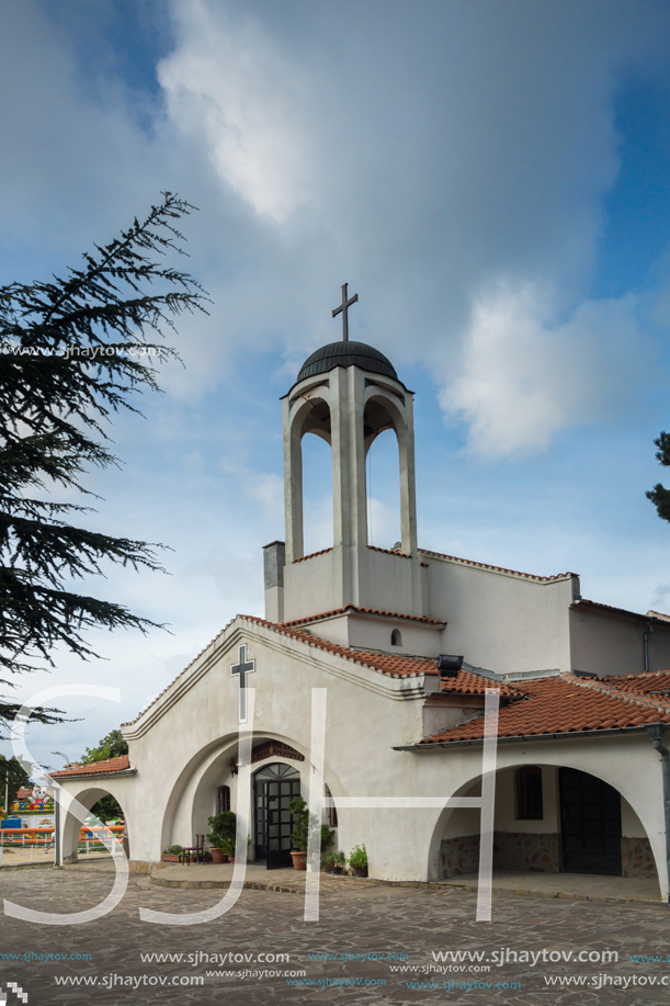 OBZOR, BULGARIA - JULY 29, 2014: Orthodox Church of St. John the Forerunner in resort of Obzor, Burgas region, Bulgaria