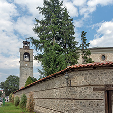 BANSKO, BULGARIA - AUGUST 13, 2013: The Church of the Holy Trinity in town of Bansko, Blagoevgrad Region, Bulgaria