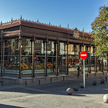 MADRID, SPAIN - JANUARY 22, 2018: Amazing view of San Miguel Market in City of Madrid, Spain