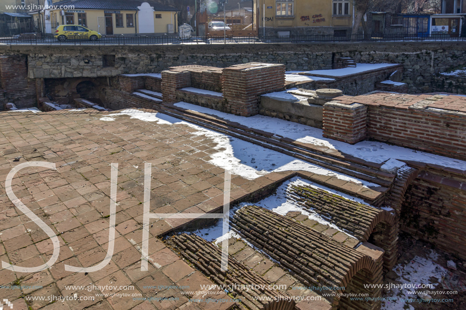 KYUSTENDIL, BULGARIA - JANUARY 15, 2015: Ahmed Bey Mosque - Historical Museum in Town of Kyustendil, Bulgaria