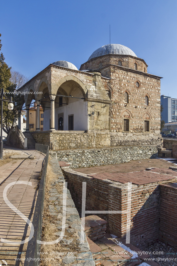 KYUSTENDIL, BULGARIA - JANUARY 15, 2015: Ahmed Bey Mosque - Historical Museum in Town of Kyustendil, Bulgaria