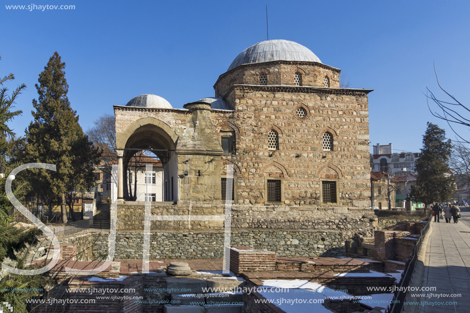 KYUSTENDIL, BULGARIA - JANUARY 15, 2015: Ahmed Bey Mosque - Historical Museum in Town of Kyustendil, Bulgaria