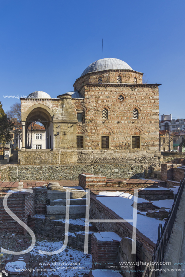 KYUSTENDIL, BULGARIA - JANUARY 15, 2015: Ahmed Bey Mosque - Historical Museum in Town of Kyustendil, Bulgaria