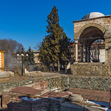 KYUSTENDIL, BULGARIA - JANUARY 15, 2015: Ahmed Bey Mosque - Historical Museum in Town of Kyustendil, Bulgaria