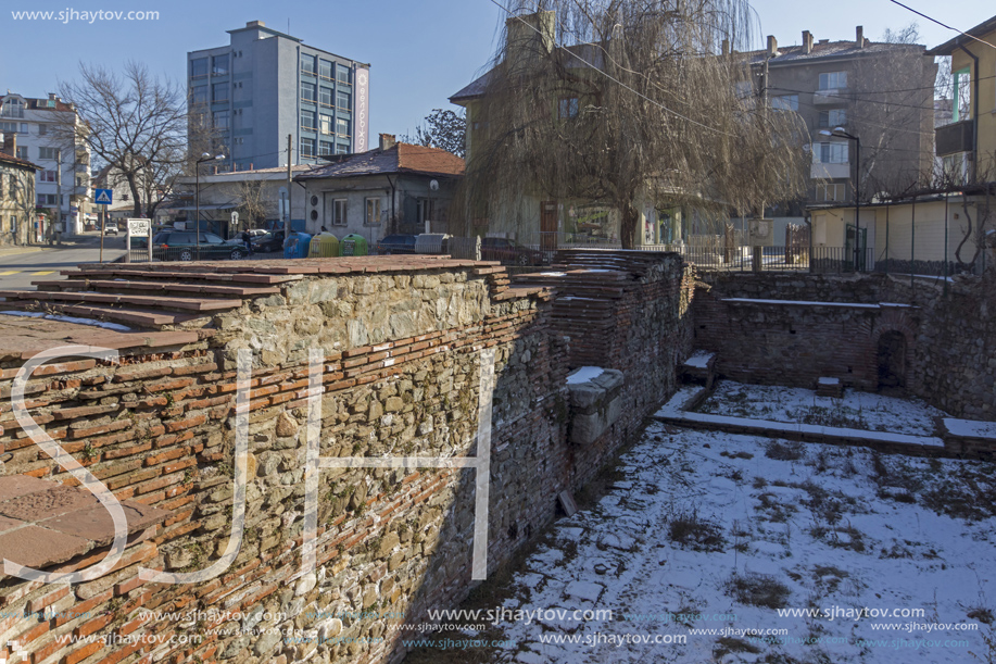 KYUSTENDIL, BULGARIA - JANUARY 15, 2015: Ahmed Bey Mosque - Historical Museum in Town of Kyustendil, Bulgaria