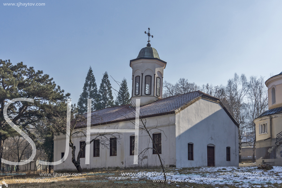 KYUSTENDIL, BULGARIA - JANUARY 15, 2015:  Church Saint Menas (St. Mina) in Town of Kyustendil, Bulgaria