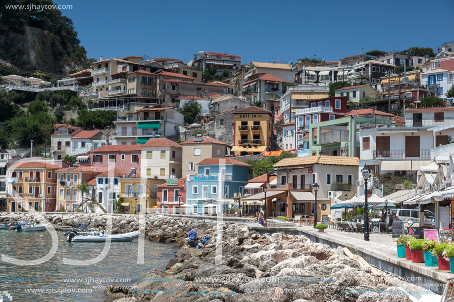 PARGA, GREECE - JULY 17, 2014: Amazing summer view of town of Parga, Epirus, Greece