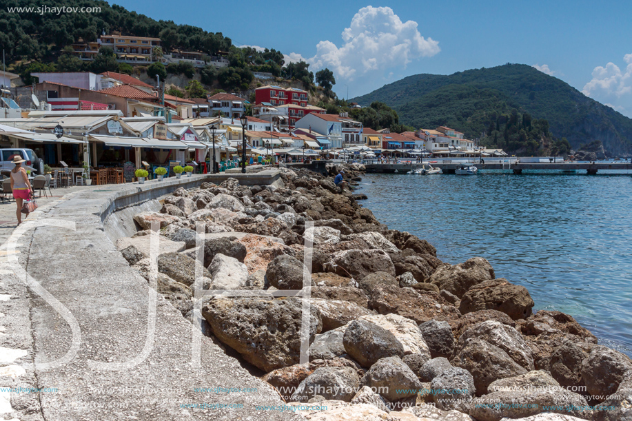 PARGA, GREECE - JULY 17, 2014: Amazing summer view of town of Parga, Epirus, Greece