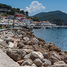 PARGA, GREECE - JULY 17, 2014: Amazing summer view of town of Parga, Epirus, Greece