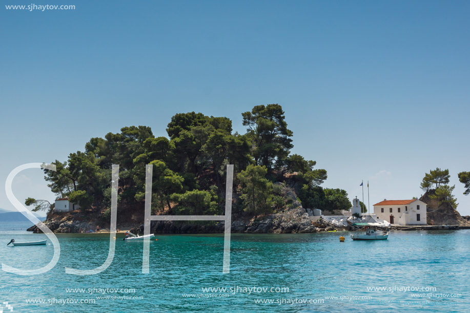 PARGA, GREECE - JULY 17, 2014: Amazing summer view of town of Parga, Epirus, Greece