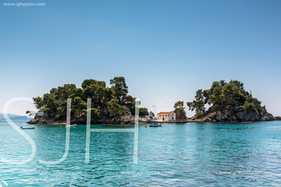 PARGA, GREECE - JULY 17, 2014: Amazing summer view of town of Parga, Epirus, Greece