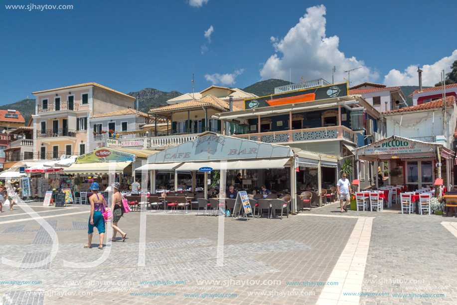 PARGA, GREECE - JULY 17, 2014: Amazing summer view of town of Parga, Epirus, Greece