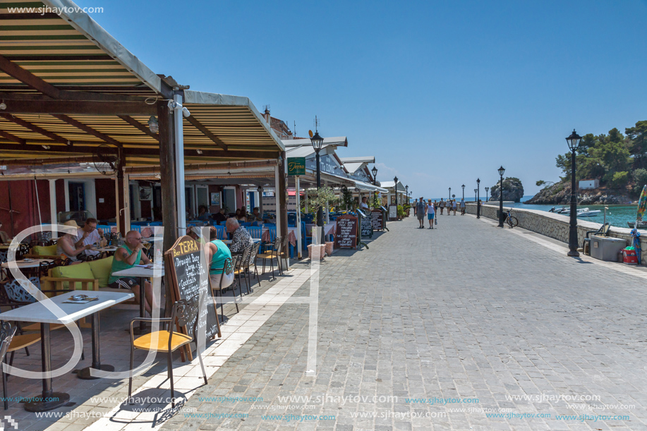 PARGA, GREECE - JULY 17, 2014: Amazing summer view of town of Parga, Epirus, Greece