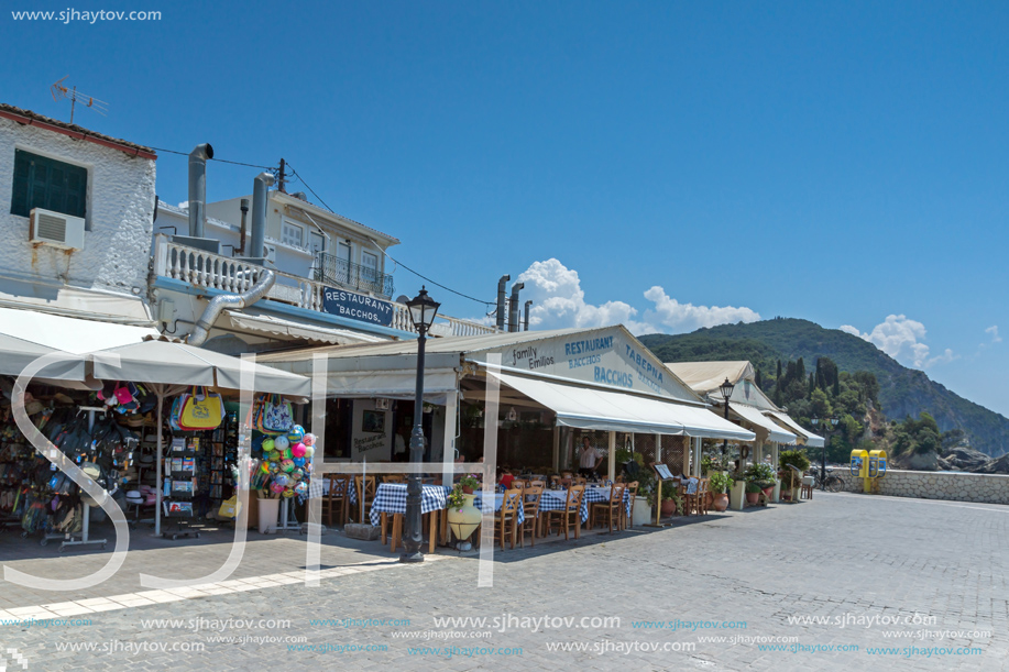 PARGA, GREECE - JULY 17, 2014: Amazing summer view of town of Parga, Epirus, Greece