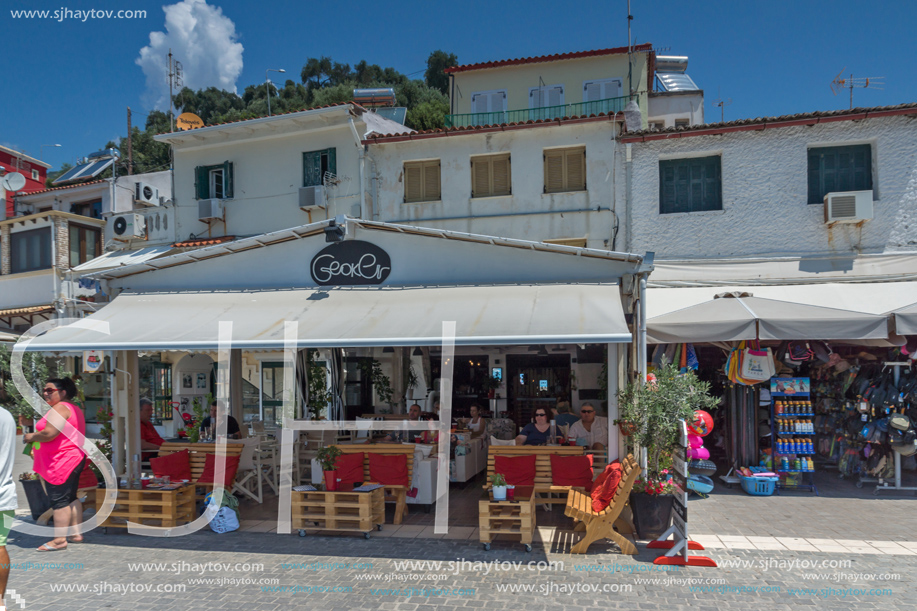 PARGA, GREECE - JULY 17, 2014: Amazing summer view of town of Parga, Epirus, Greece