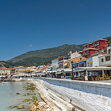 PARGA, GREECE - JULY 17, 2014: Amazing summer view of town of Parga, Epirus, Greece