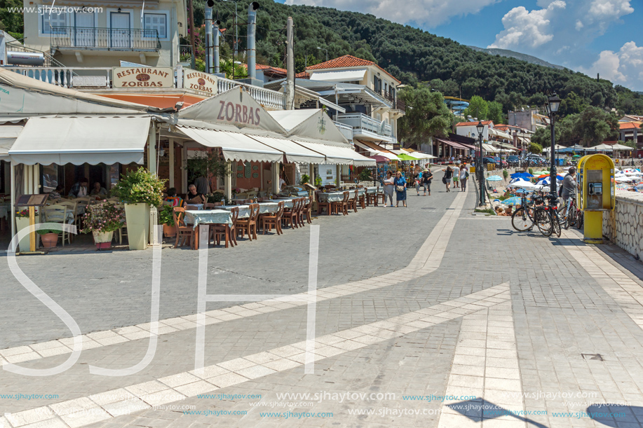 PARGA, GREECE - JULY 17, 2014: Amazing summer view of town of Parga, Epirus, Greece