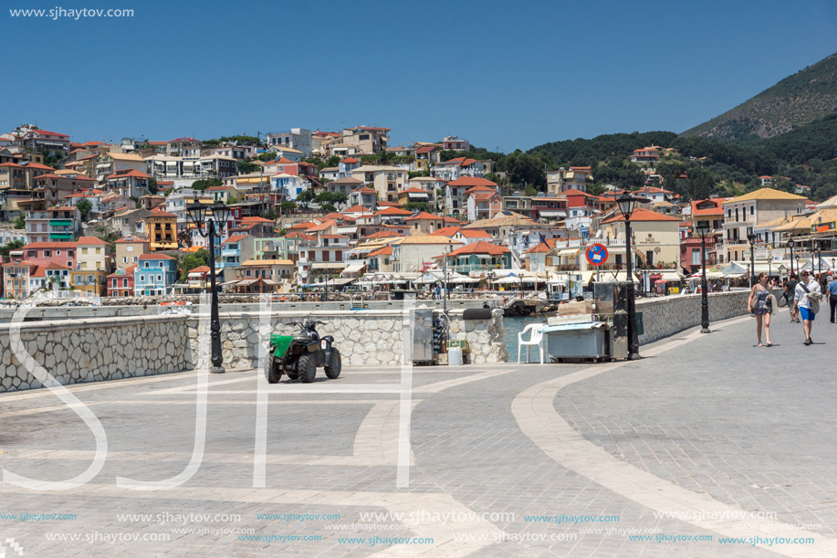 PARGA, GREECE - JULY 17, 2014: Amazing summer view of town of Parga, Epirus, Greece