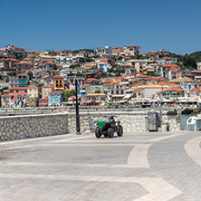 PARGA, GREECE - JULY 17, 2014: Amazing summer view of town of Parga, Epirus, Greece