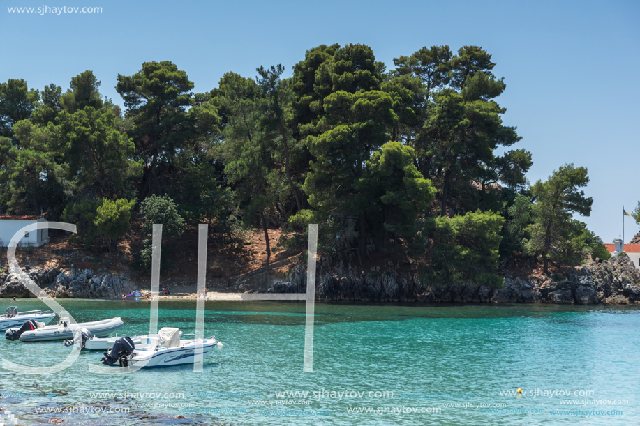 PARGA, GREECE - JULY 17, 2014: Amazing summer view of town of Parga, Epirus, Greece