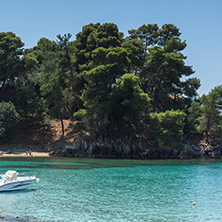 PARGA, GREECE - JULY 17, 2014: Amazing summer view of town of Parga, Epirus, Greece