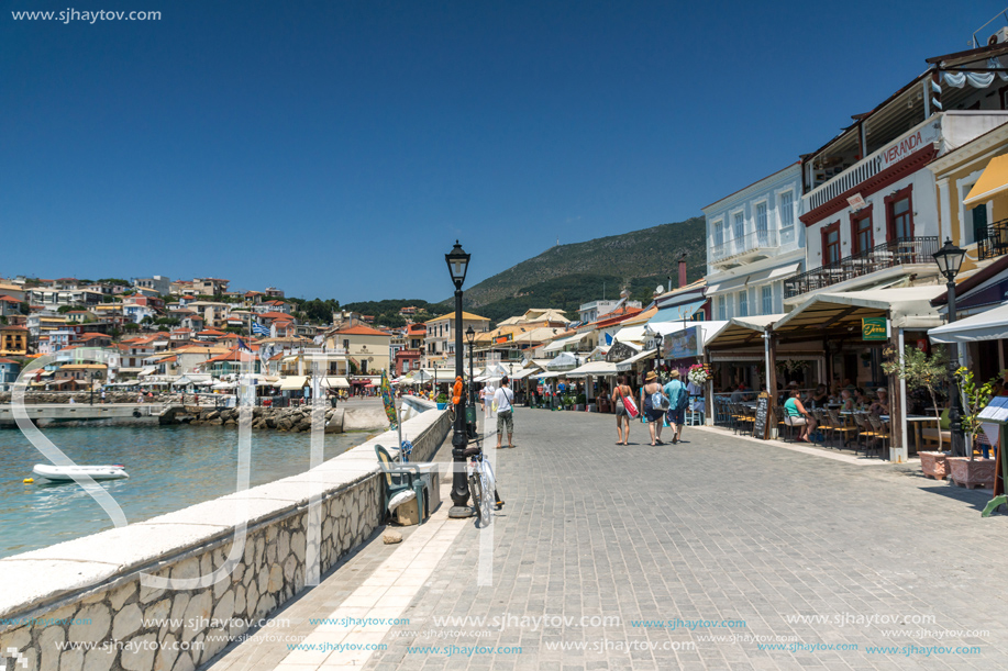 PARGA, GREECE - JULY 17, 2014: Amazing summer view of town of Parga, Epirus, Greece