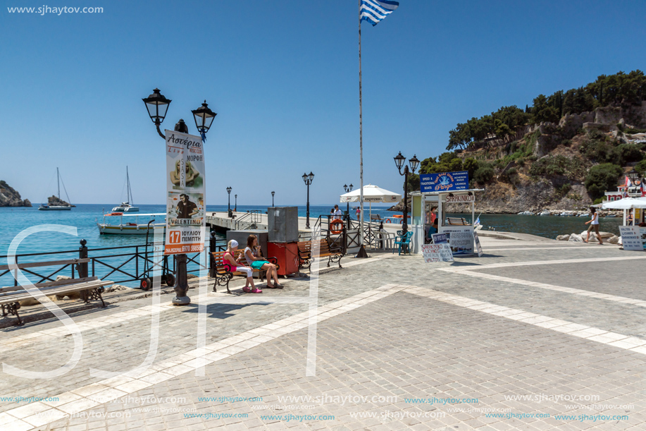 PARGA, GREECE - JULY 17, 2014: Amazing summer view of town of Parga, Epirus, Greece