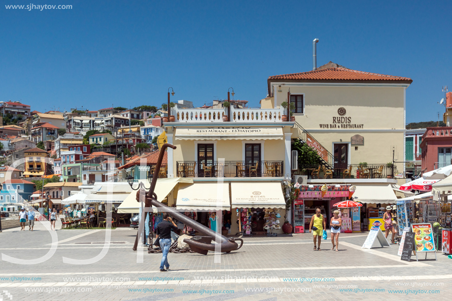 PARGA, GREECE - JULY 17, 2014: Amazing summer view of town of Parga, Epirus, Greece