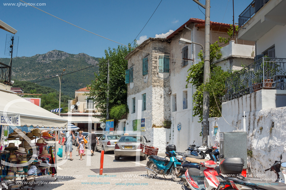 PARGA, GREECE - JULY 17, 2014: Amazing summer view of town of Parga, Epirus, Greece