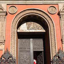 MADRID, SPAIN - JANUARY 22, 2018:  Church of Calatravas at Alcala Street in City of Madrid, Spain