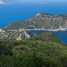 Amazing Landscape of Assos village and beautiful sea bay, Kefalonia, Ionian islands, Greece
