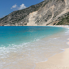 Amazing Landscape of Myrtos beach, Kefalonia, Ionian islands, Greece