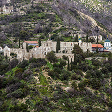Old Monastery  in Mount Athos at Autonomous Monastic State of the Holy Mountain, Chalkidiki, Greece