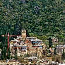 Docheiariou (Dochiariou) monastery at Mount Athos in Autonomous Monastic State of the Holy Mountain, Chalkidiki, Greece