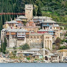 Docheiariou (Dochiariou) monastery at Mount Athos in Autonomous Monastic State of the Holy Mountain, Chalkidiki, Greece