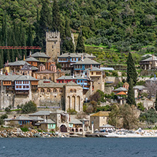 Docheiariou (Dochiariou) monastery at Mount Athos in Autonomous Monastic State of the Holy Mountain, Chalkidiki, Greece