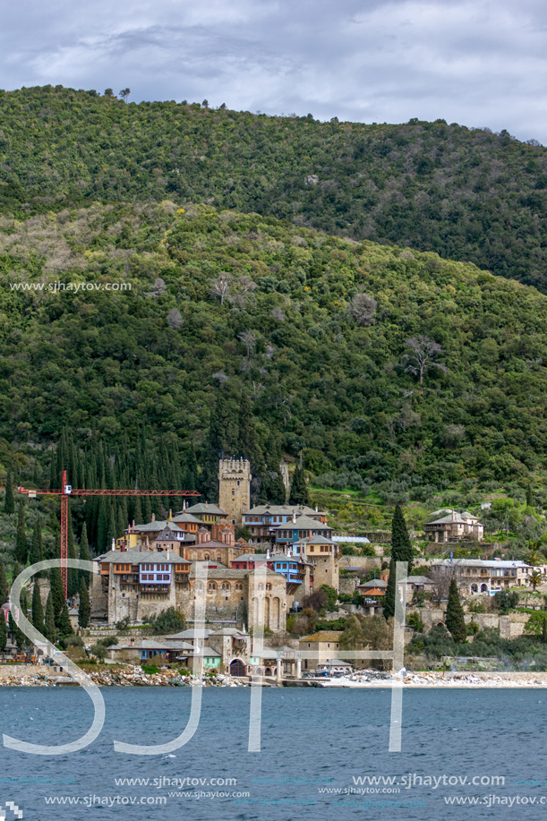Docheiariou (Dochiariou) monastery at Mount Athos in Autonomous Monastic State of the Holy Mountain, Chalkidiki, Greece