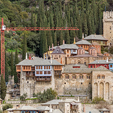 Docheiariou (Dochiariou) monastery at Mount Athos in Autonomous Monastic State of the Holy Mountain, Chalkidiki, Greece