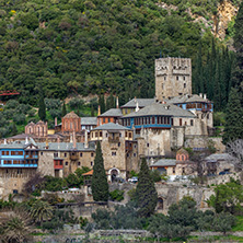 Docheiariou (Dochiariou) monastery at Mount Athos in Autonomous Monastic State of the Holy Mountain, Chalkidiki, Greece