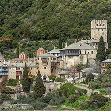 Docheiariou (Dochiariou) monastery at Mount Athos in Autonomous Monastic State of the Holy Mountain, Chalkidiki, Greece
