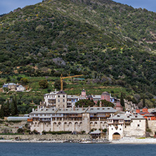 Xenophontos monastery at Mount Athos in Autonomous Monastic State of the Holy Mountain, Chalkidiki, Greece