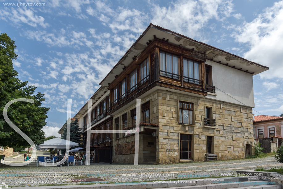 KOTEL, BULGARIA - AUGUST 1, 2014: Center of historical town of Kotel, Sliven Region, Bulgaria