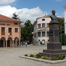 KOTEL, BULGARIA - AUGUST 1, 2014: Center of historical town of Kotel, Sliven Region, Bulgaria