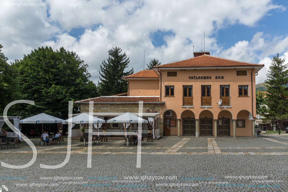 KOTEL, BULGARIA - AUGUST 1, 2014: Center of historical town of Kotel, Sliven Region, Bulgaria