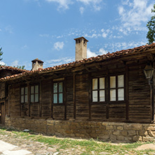 KOTEL, BULGARIA - AUGUST 1, 2014: Houses of the nineteenth century in historical town of Kotel, Sliven Region, Bulgaria