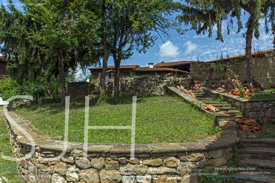 KOTEL, BULGARIA - AUGUST 1, 2014: Houses of the nineteenth century in historical town of Kotel, Sliven Region, Bulgaria