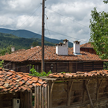 KOTEL, BULGARIA - AUGUST 1, 2014: Houses of the nineteenth century in historical town of Kotel, Sliven Region, Bulgaria