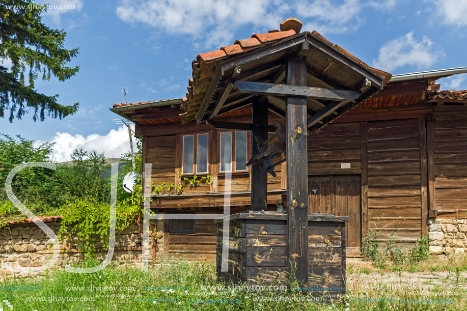 KOTEL, BULGARIA - AUGUST 1, 2014: Houses of the nineteenth century in historical town of Kotel, Sliven Region, Bulgaria